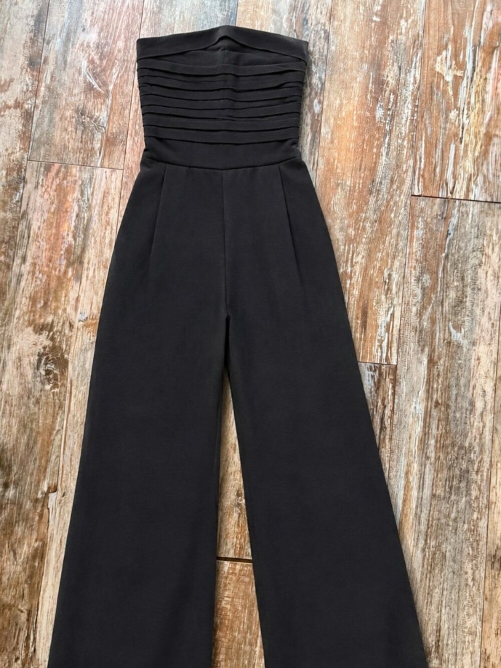 Abercrombie & Fitch Strapless Linen Jumpsuit XXS